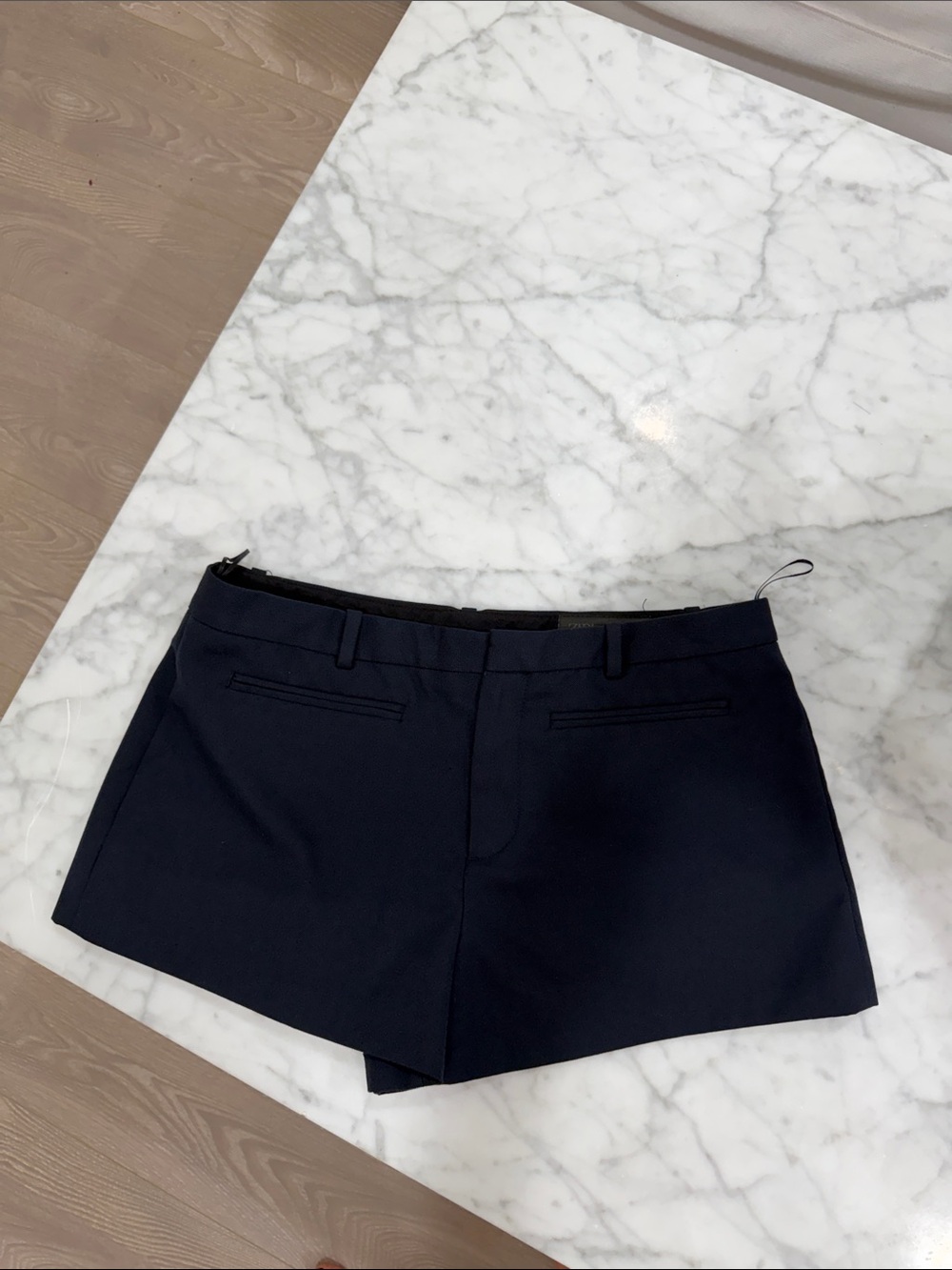 Zara Navy Tailored Women's Skort